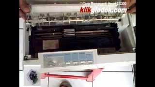 preview picture of video 'Cara Mengganti Head Printer Epson LX300'