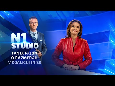 N1 STUDIO: Tanja Fajon o trdnosti koalicije, odnosih z Golobom in razmerah v SD