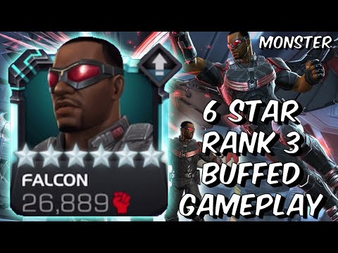 6 Star Rank 3 FULLY BOOSTED Buffed Falcon is an ABSOLUTE MONSTER - Marvel Contest of Champions