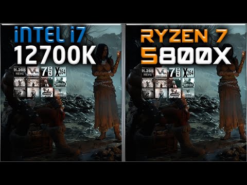 Intel i7 12700K vs Ryzen 7 5800X Benchmarks – 15 Tests 🔥