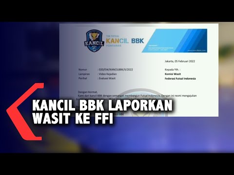 Kancil BBK Laporkan Wasit di Laga Lawan Pelindo FC ke Federasi Futsal