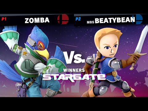 Stargate #7 | Zomba (Falco/Rob) vs BeatyBean (Captain Falcon/Mii Sword Fighter) Winners Quarters