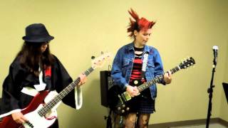 Punk/New Wave show rehearsal on Halloween