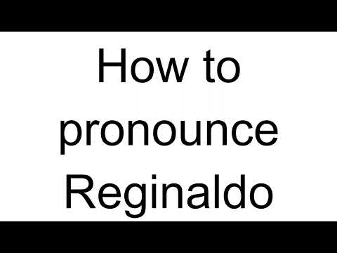 How to Pronounce Reginaldo (Italian)