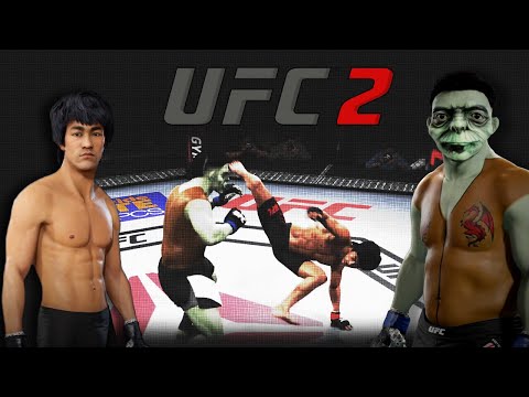 Bruce Lee vs. Martian Monk - EA sports UFC 2