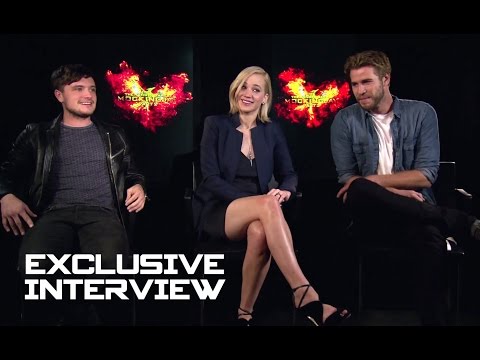 Jennifer Lawrence, Josh Hutcherson & Liam Hemsworth Exclusive INTERVIEW - HG Mockingjay Part 2