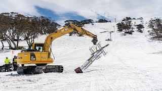 Construction Of The NEW Leichhardt Quad Chairlift Is Underway!