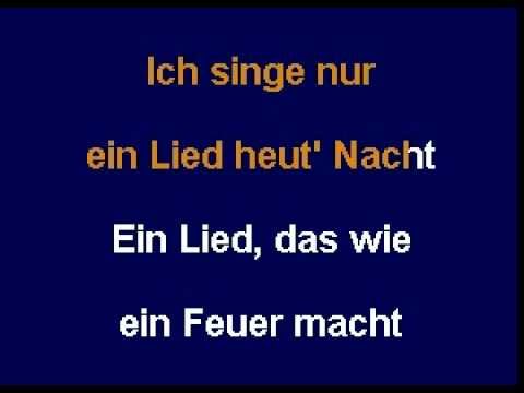 NUR EIN LIED - Thomas Forstner (Karaoke-CD+G)