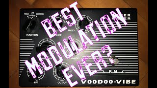 Video thumbnail for Roger Mayer Voodoo Vibe - Chorus/Tremolo/Vibrato Full Demo/Walkthrough by Joe Pearson