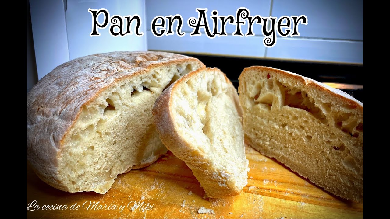Watch PAN EN AIRFRYER | sin amasar, el pan más fácil!! 👌😋 Now PAN EN AIRFRYER | sin amasar, el pan más fácil!! 👌😋
