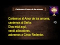 Cantemos al amor de los amores