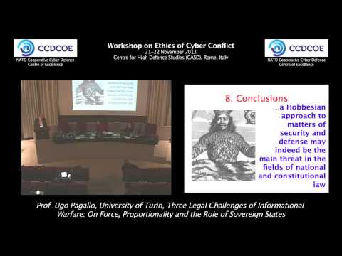Prof. Ugo Pagallo - Three Legal Challenges of Informational Warfare