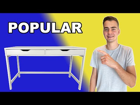 Part of a video titled Is this Popular IKEA Desk a Good Buy? - YouTube