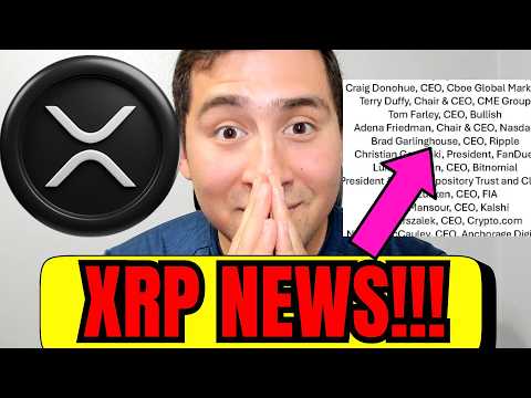 XRP YES!!! (They DROPPED a BOMBSHELL for XRP and All Crypto)