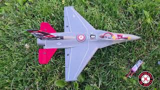 Volantex F16 Micro Brushless EDF RC Plane - 3S GnB 300mah and Rudder Added