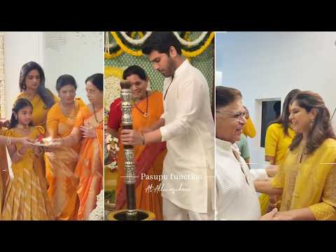 Allu Sirsh Pasupu Function | Upasana Konidela | Allu Aravind | Surekha Konidala | Daily Culture