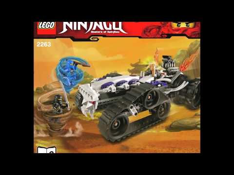 LEGO Ninjago Turbo Shredder 2263 Instructions Book DIY 2