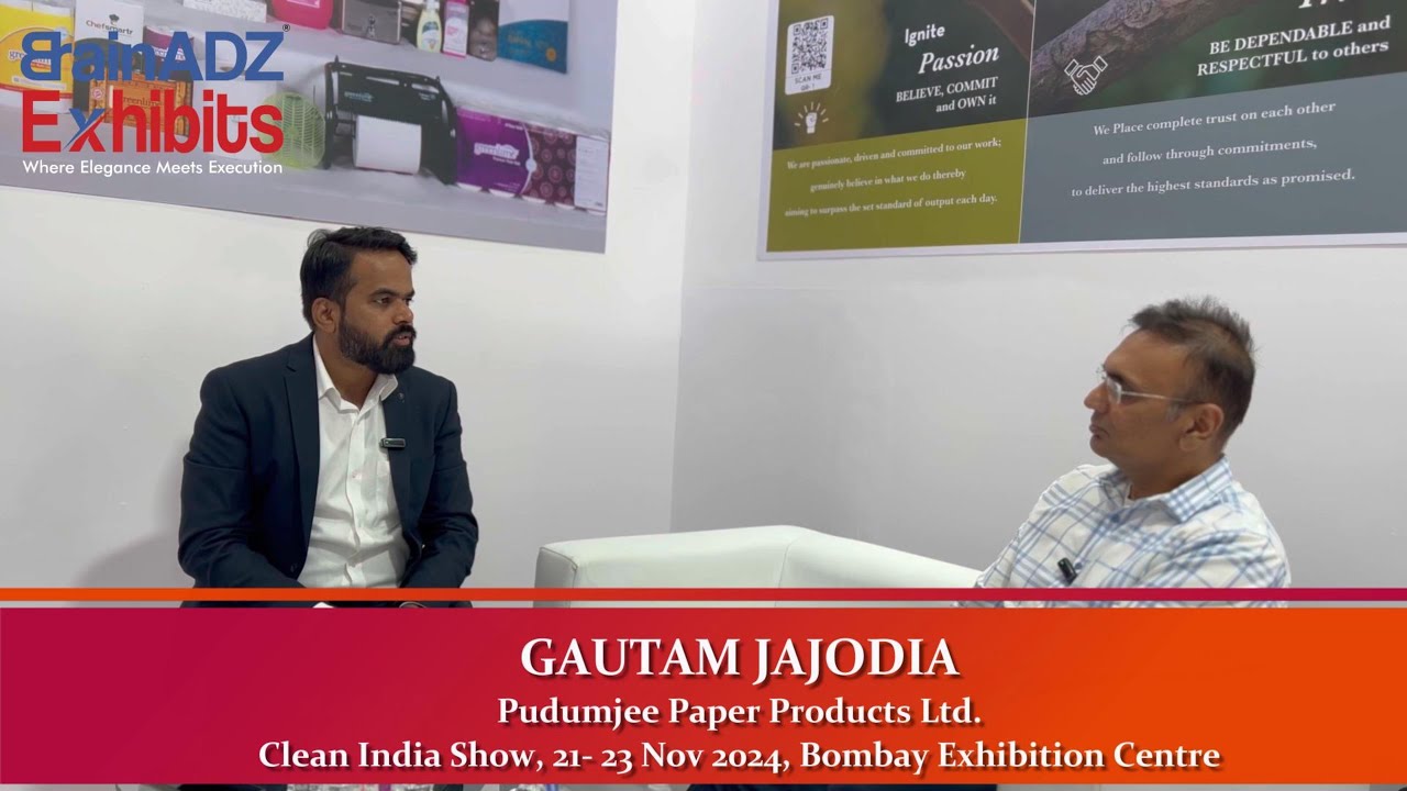 CEO Interview: BrainADZ Exhibits x Pudumjee Paper at Clean India Show 2024