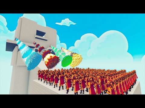 100x LION KILLER vs 4x EVERY GOD - Totally Accurate Battle Simulator TABS