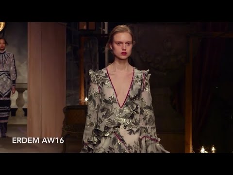 Erdem AW16 at London Fashion Week