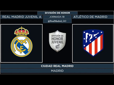 Real Madrid Juvenil A - Atlético de Madrid | División de Honor Juvenil 2021/22 | Jornada 18