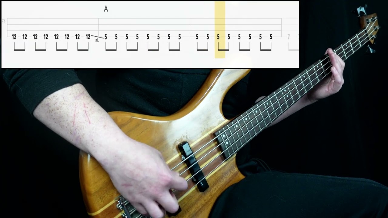 The Smashing Pumpkins - 1979 (Bass Only) (Play Along Tabs In Video)
