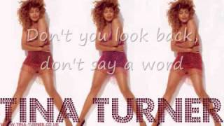 Tina Turner ~ I Will Be There ~ Lyrics on screen