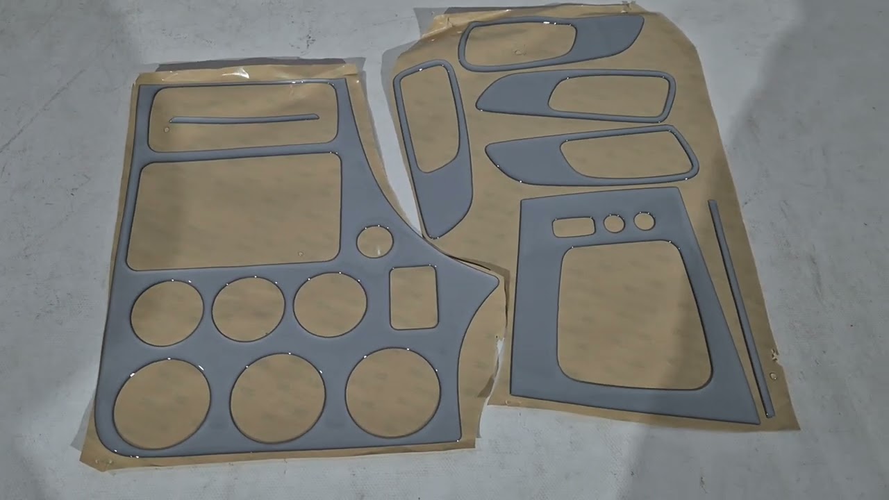 Накладки на панель приборов (Meric) Video 1