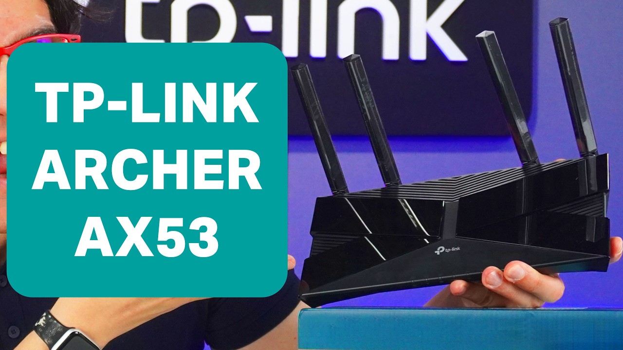 Miniatura da avaliação em vídeo de Roteador Wi-Fi 6 TP-Link Archer AX53 AX3000 Gigabit
