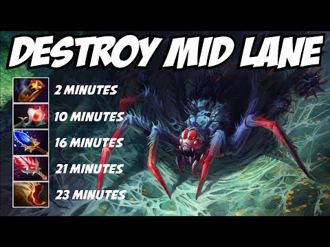 Broodmother Dota 2 Mid lane Ownage