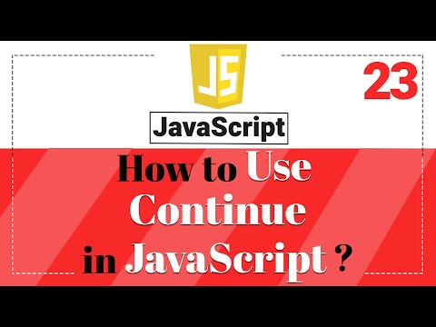 Learn how and when to use continue statement in JavaScript 23 Learn JavaScript | Tutorial in Hindi