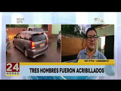 Asesinaron a tres personas en Yby Pytã