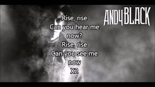 ANDY BLACK - DROWN ME OUT LYRICS ON SCREEN