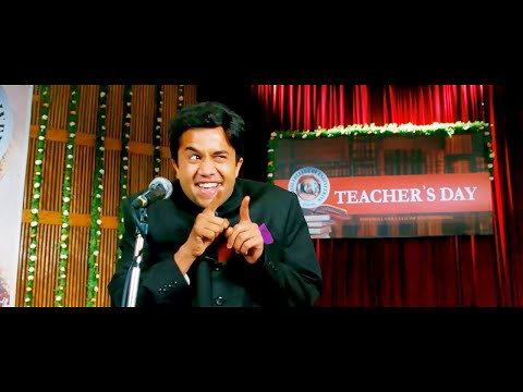 धन होता है सबके पास देता कोई नहीं - 3 Idiots Teachers Day Speech By Chatur - Omi Vaidya Movie Scene