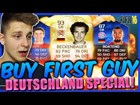 FIFA 16 BUY FIRST GUY CHALLENGE (DEUTSCH) - DEUTSCHLAND SPECIAL - ULTIMATE TEAM DEUTSCH