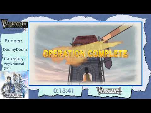 Valkyria Chronicles Series Marathon- Valkyria Chronicles 4 Any% by DoomyDoom