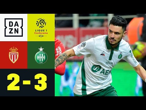 Remy Cabella und Co. lassen Monaco zittern: AS Monaco - Saint-Étienne 2:3 | Ligue 1 | DAZN