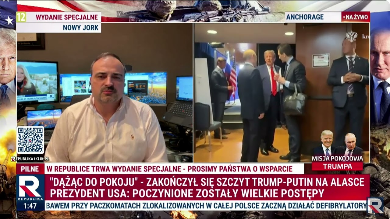 Reakcje w USA po rozmowie Trump-Putin. Rusiński: nie ma przełomu