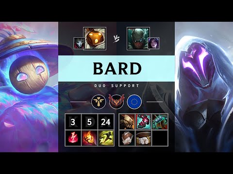 Bard Support vs Pyke - EUW Grandmaster Patch 25.16