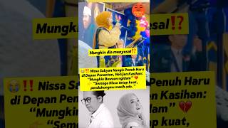 Download lagu 😭 Nissa Sabyan Cries in Front of the Audience, Touching‼️ #viralnews #latestnews #trending mp3