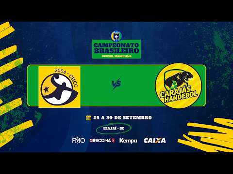 Campeonato Brasileiro Juvenil Masculino: Capão da Canoa-RS - Carajás Handebol-PA [TRANSMISJA, LIVE]