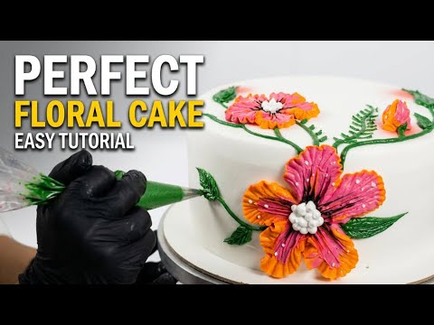 Delicious Floral Cake Decorating