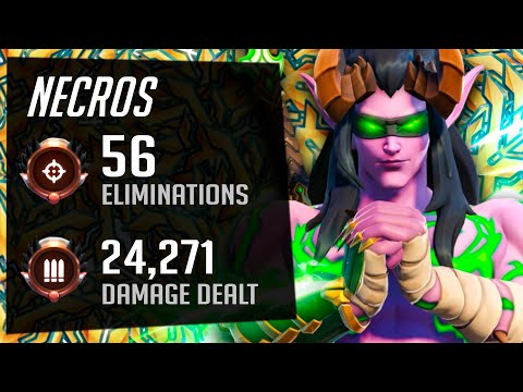 56 ELIMS - NECROS SHOWS why HE IS BEST GENJI! POTG! [ OVERWATCH 2 SEASON 6 TOP 500 ]