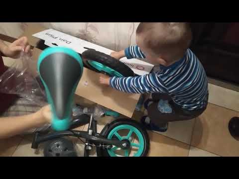 Обзор Беговел Lionelo Dan Plus 12 с ручным тормозом из Rozetka