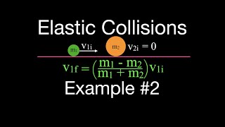Momentum (12 of 16) Elastic Collisions, Example 2