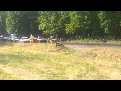 Apával balesetet láttunk! / Kunszentmárton 2017.05.21. 1-es  géposztály III. futam/