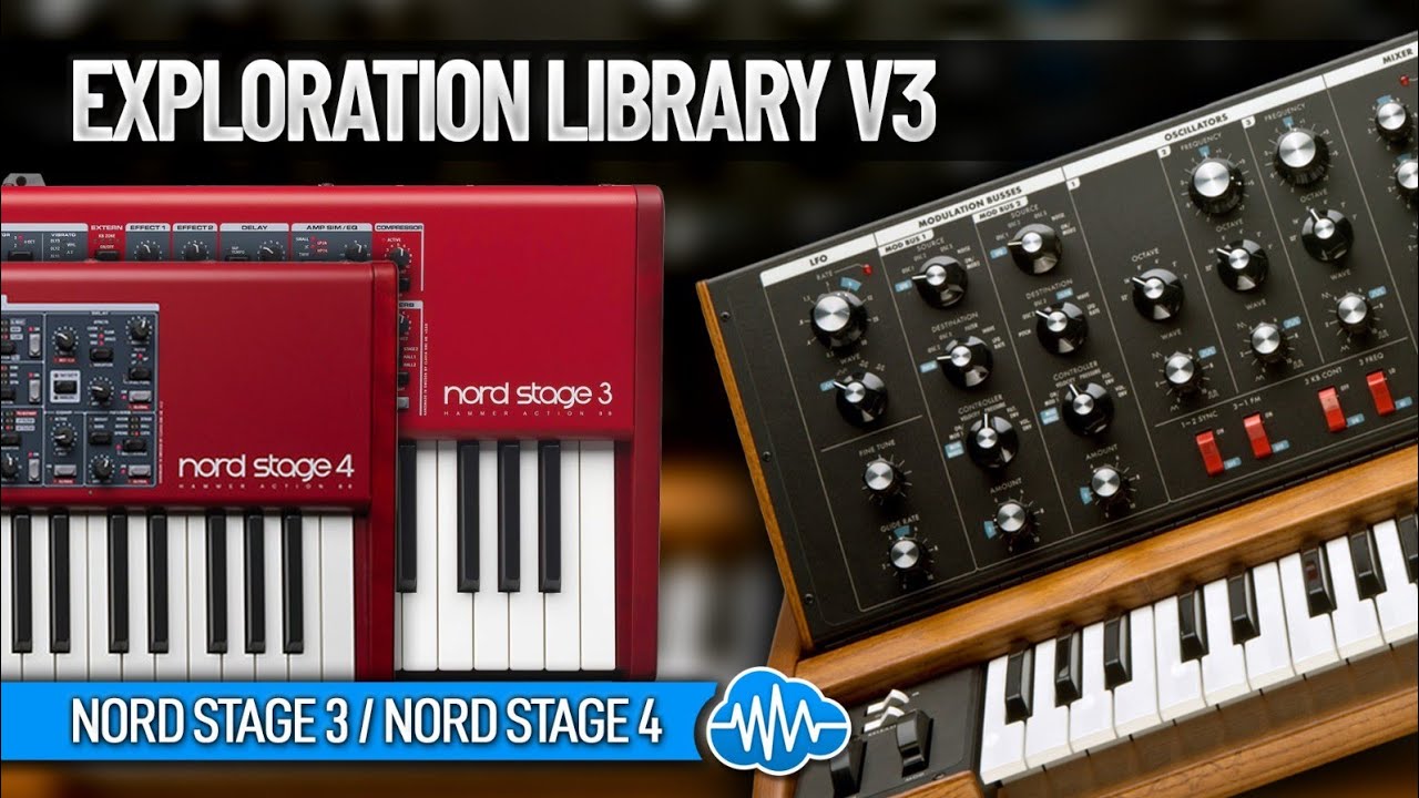 SCL455 - Exploration Library Vol. 3 - Nord Stage 3 ( 25 presets ) - Video Preview 1