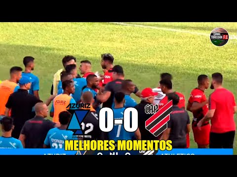 Azuriz 0 x 0 Athletico - Melhores Momentos - COMPLETO - Paranaense 2024