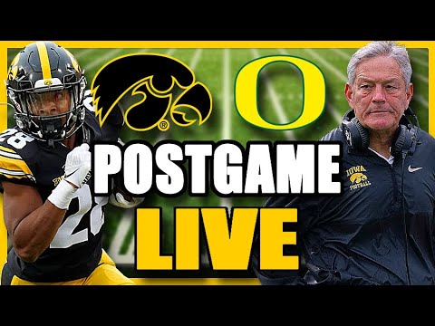 IOWA - Oregon Postgame LIVE