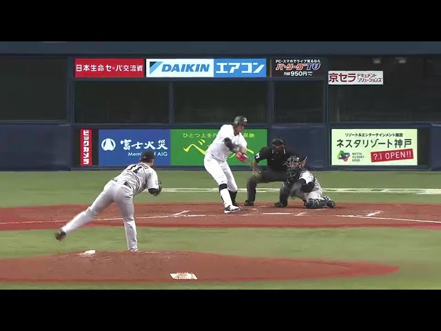 【3回裏】バファローズ・糸井 レフトへ技ありタイムリーで反撃!! 2016/6/7 Bs-D